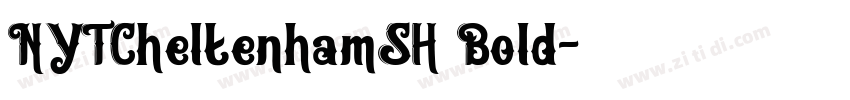 NYTCheltenhamSH Bold字体转换